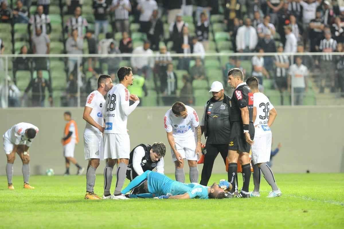 Atltico e Santos se enfrentaram, no Independncia, pela 13 rodada do Campeonato Brasileiro