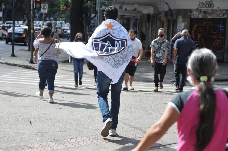 Fotos de Belo Horizonte nesta sexta-feira (03/12), após a comemoração do bicampeonato brasileiro do Atlético.