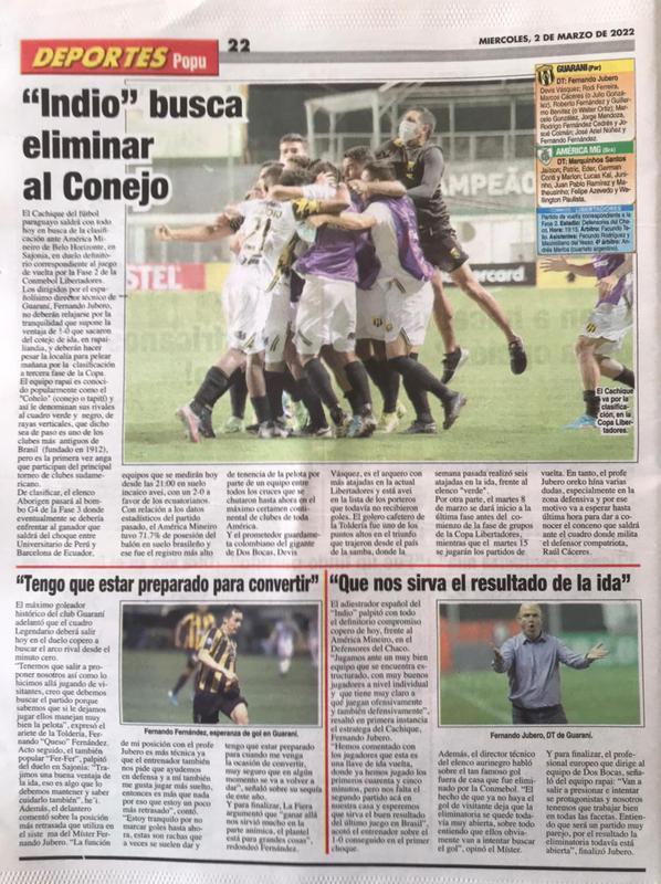 Diario Popular: 'Índio busca eliminar o Coelho'