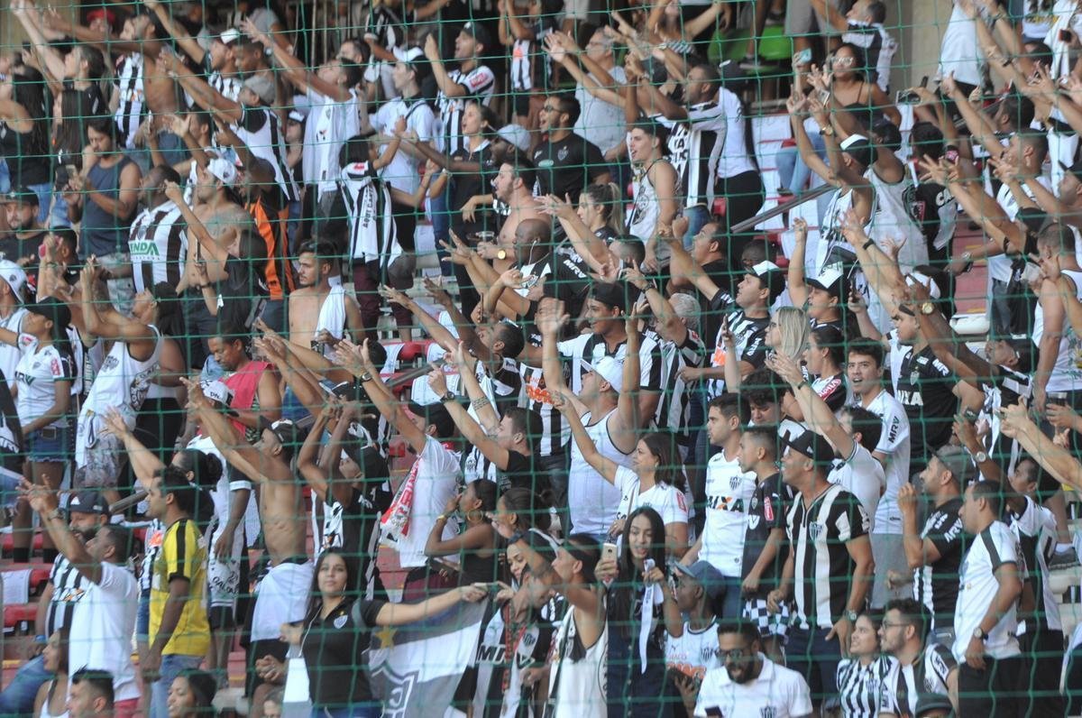 Torcida do Atltico na deciso do Campeonato Mineiro, no Independncia