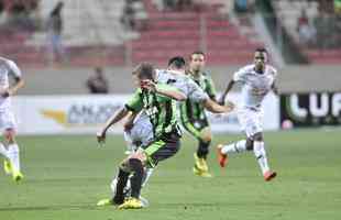 Amrica e Tupi se enfrentaram, no Independncia, pela terceira rodada do Campeonato Mineiro