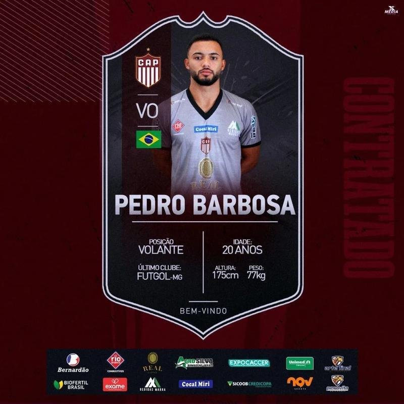 Com estes atletas, o Patrocinense disputar o Mineiro de 2023