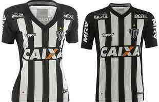 Atltico. Camisa Feminina: R$ 209,99 / Camisa Masculina: R$ 249,99