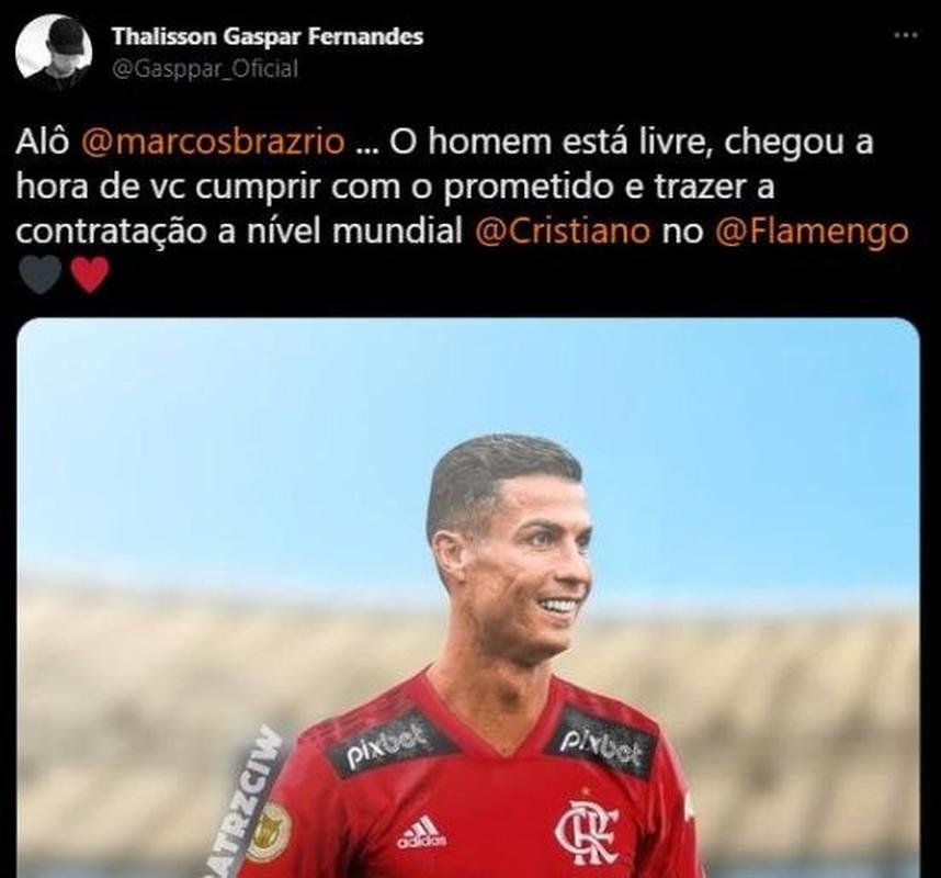 Torcedores brasileiros aproveitaram a sada de CR7 do Manchester United para fazerem memes na internet
