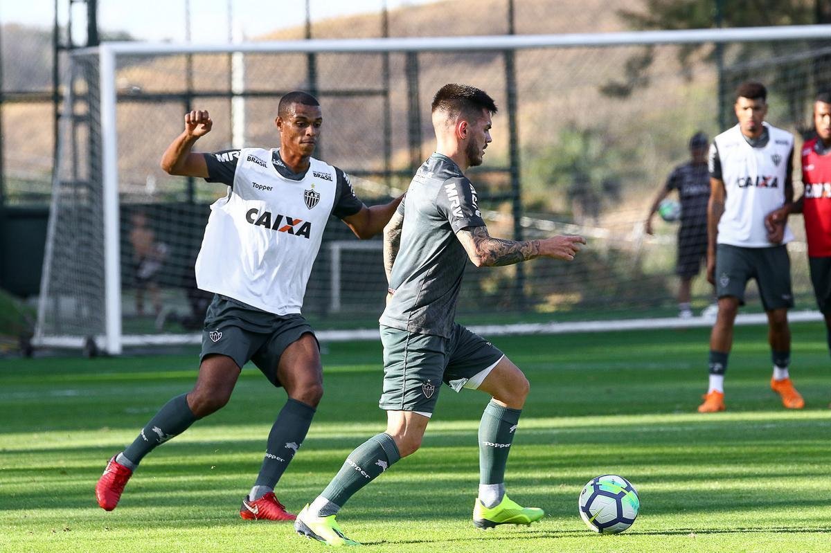 Com Nathan em campo, Galo iniciou preparao para enfrentar o Bahia, na segunda, s 20h, pela 16 rodada do Brasileiro