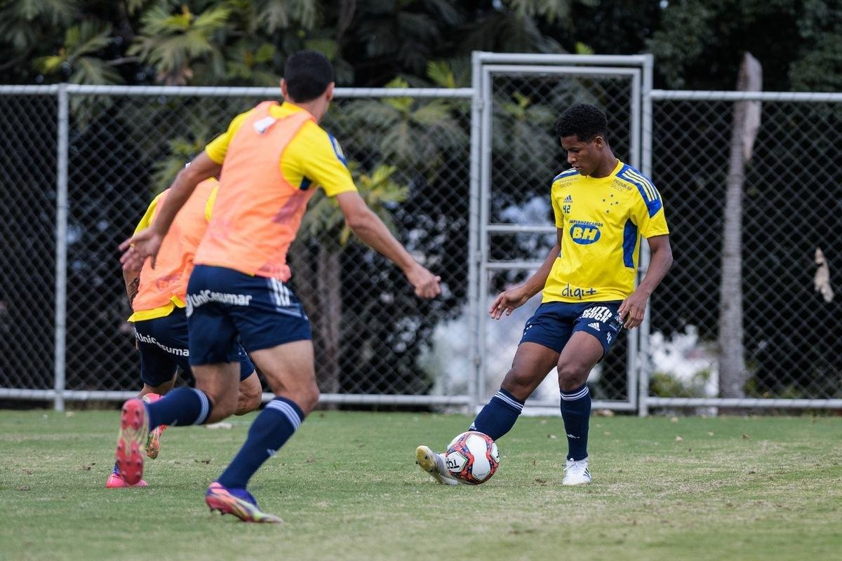 Comisso tcnica de Vanderlei Luxemburgo comandou treino na Toca da Raposa II nesta quarta-feira. Time se prepara para enfrentar o Brusque, s 11h de sbado, no estdio Augusto Bauer, em Santa Catarina, pela 16 rodada da Srie B.