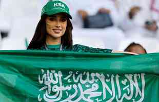 Polnia x Arbia Saudita: fotos da torcida no jogo da Copa do Mundo