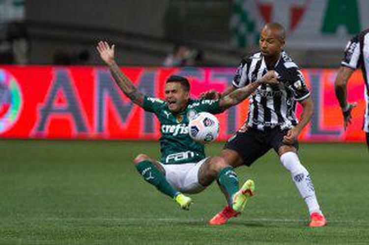 Fotos do jogo de ida da semifinal da Copa Libertadores de 2021, entre Palmeiras e Atltico, no Allianz Parque, em So Paulo