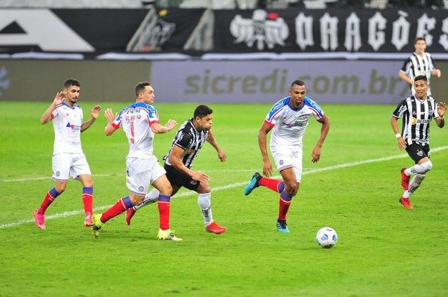 Imagens do confronto entre Atltico e Bahia, vlido pelas oitavas de final da Copa do Brasil 2021