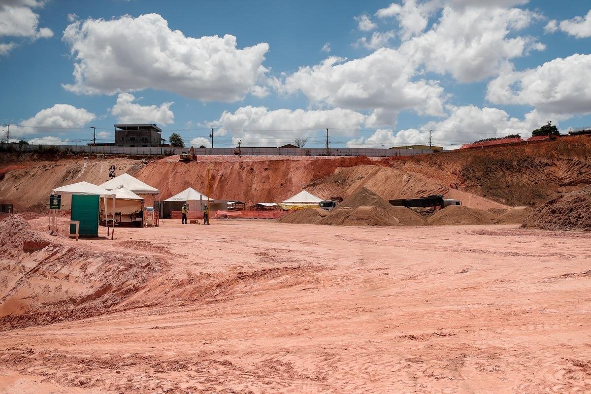 Atlético divulgou novas fotos das obras da Arena MRV