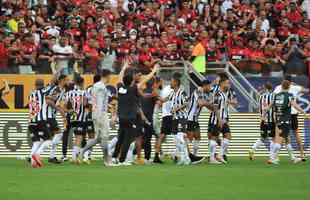 Fotos da vitória do Atlético sobre o Flamengo por 8 a 7 na decisão por pênaltis da final da Supercopa do Brasil, na Arena do Pantanal, em Cuiabá. Everton foi o grande herói do Galo ao pegar a cobrança que resultou na conquista
