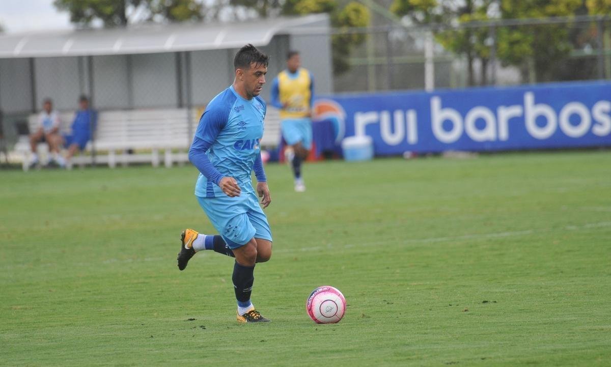 Imagens do treino do Cruzeiro nesta quarta-feira, 7 de fevereiro