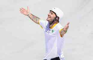 Pedro Barros conquistou a medalha de prata no skate park e vibrou muito com pdio indito na modalidade que estreou nos Jogos de Tquio