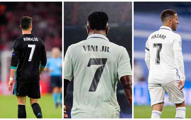 Camisa 7 do Real Madrid agora pertencer a Vinicius Jr