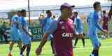 O Cruzeiro fez, nesta tera-feira, o ltimo treino em BH antes da viagem para Santiago, onde enfrenta a Universidad de Chile, pela Copa Libertadores