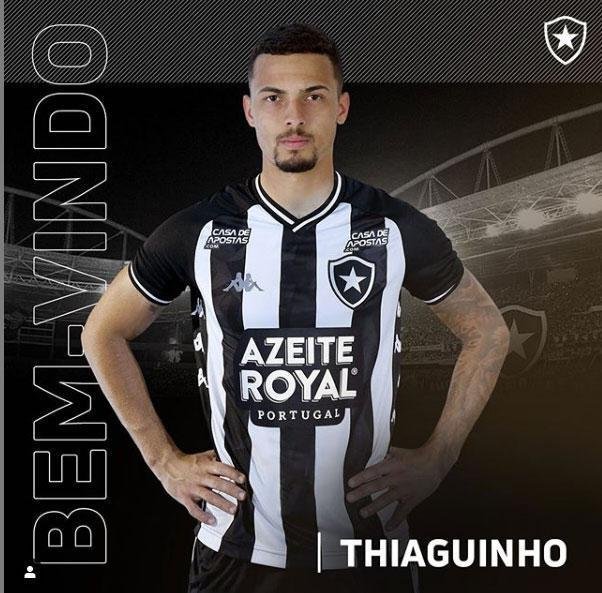 O Botafogo anunciou a contratao do volante Thiaguinho, que estava no Oeste