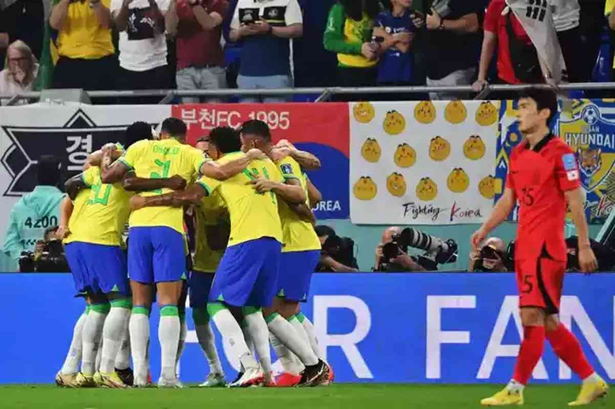 Goleada do Brasil sobre a Coreia do Sul (4 a 1) foi o jogo mais visto da Copa no Brasil, com 53,4 pontos no Ibope