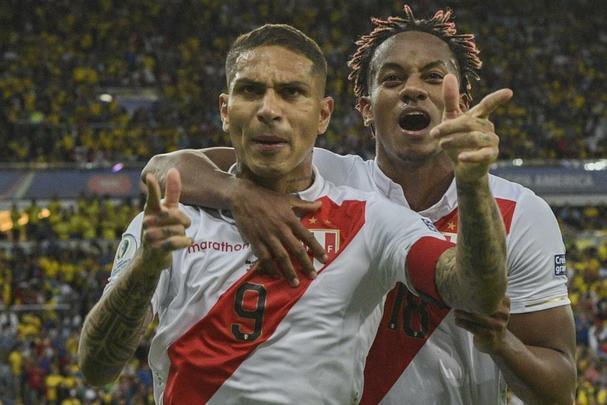 Paolo Guerrero marcou o gol de empate do Peru na final da Copa América