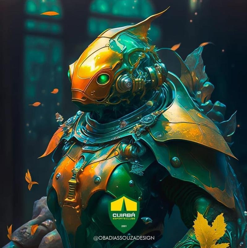 Dourado, do Cuiab, repaginado com IA 