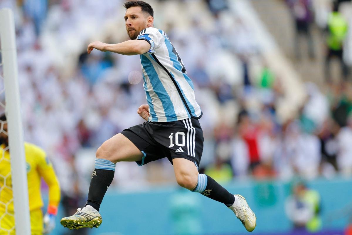 Imagens da partida entre Argentina e Arbia Saudita, pela primeira rodada do Grupo C da Copa do Mundo