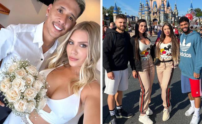 Casamento, Disney e mais: as frias de jogadores do Atltico