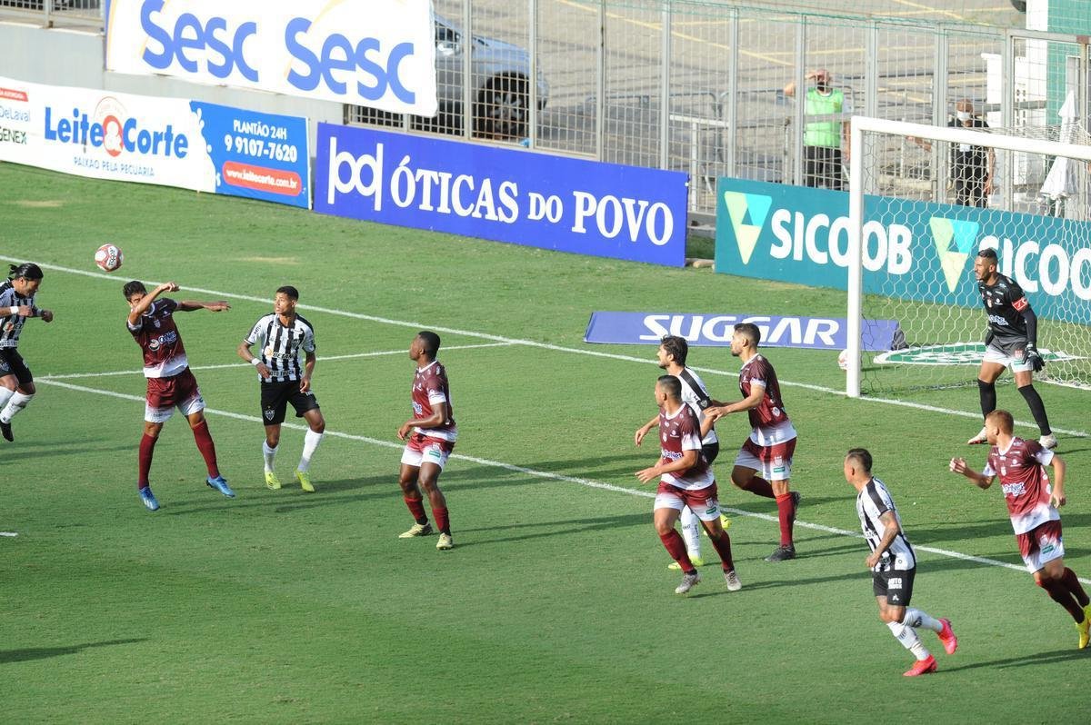 Fotos da vitria do Atltico sobre o Patrocinense, por 3 a 1, no Independncia, em Belo Horizonte, pela quarta rodada do Campeonato Mineiro. Mando foi do clube do interior, que no pde realizar a partida em Patrocnio devido ao elevado nmero de casos de COVID-19 na cidade.