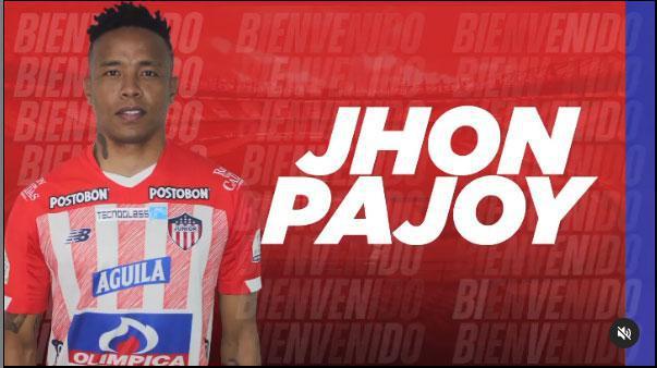 Jhon Pajoy, atacante (Junior Barranquilla, da Colômbia)