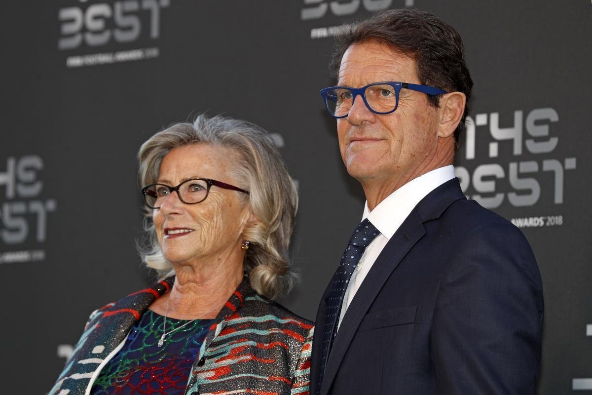 Fabio Capello e sua esposa Laura Ghisi 