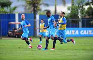 Fotos do treino do Cruzeiro desta quarta-feira (31/1), na Toca II (Ramon Lisboa/EM D.A Press)