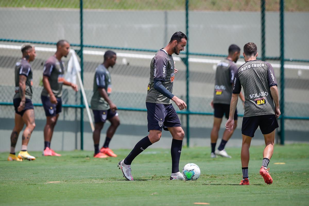 Treino do Atltico nesta tera-feira, na Cidade do Galo