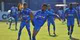 Imagens do treino do Cruzeiro na ltima atividade em Belo Horizonte antes da viagem ao Rio de Janeiro, para a final da Copa do Brasil contra o Flamengo, quinta-feira (7), no Maracan