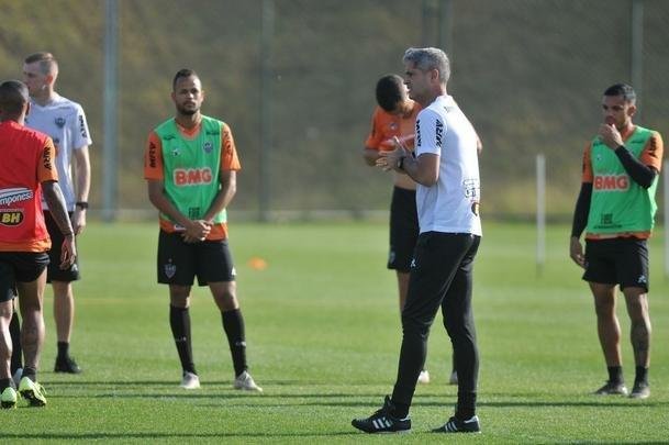 Atltico treinou nesta tera-feira, em preparao para enfrentar o Botafogo