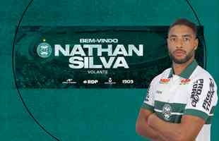 Nathan Silva - O volante de 23 anos est emprestado ao Coritiba at o fim do Campeonato Brasileiro. No clube paranaense, participou de 23 jogos (15 na Srie a e 8 no Paranaense) e marcou um gol.