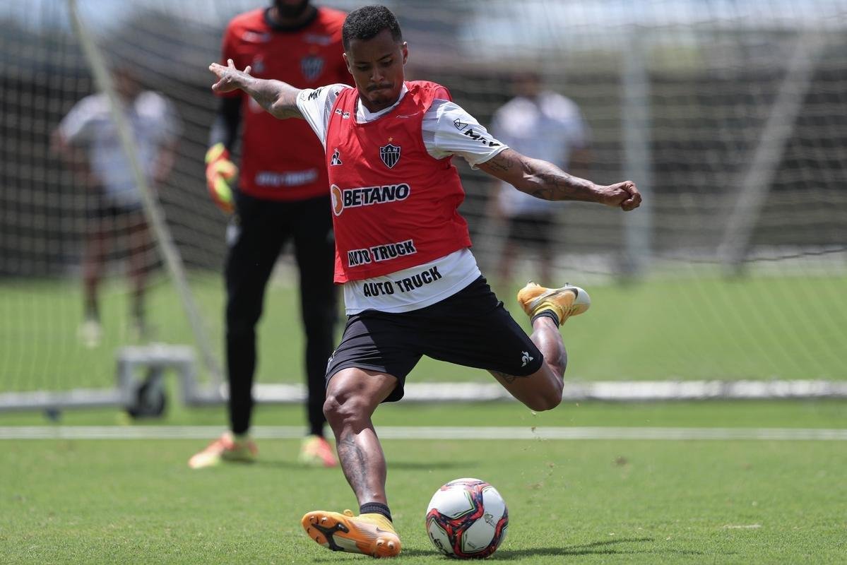 Treino do Atltico em 15/3/2021, na Cidade do Galo