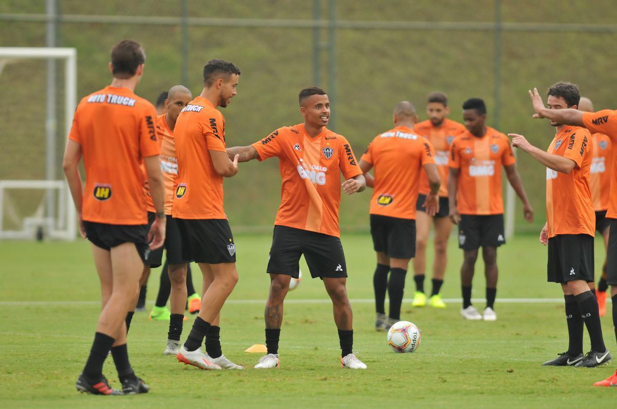 Atltico treinou na tarde desta quinta-feira, na Cidade do Galo