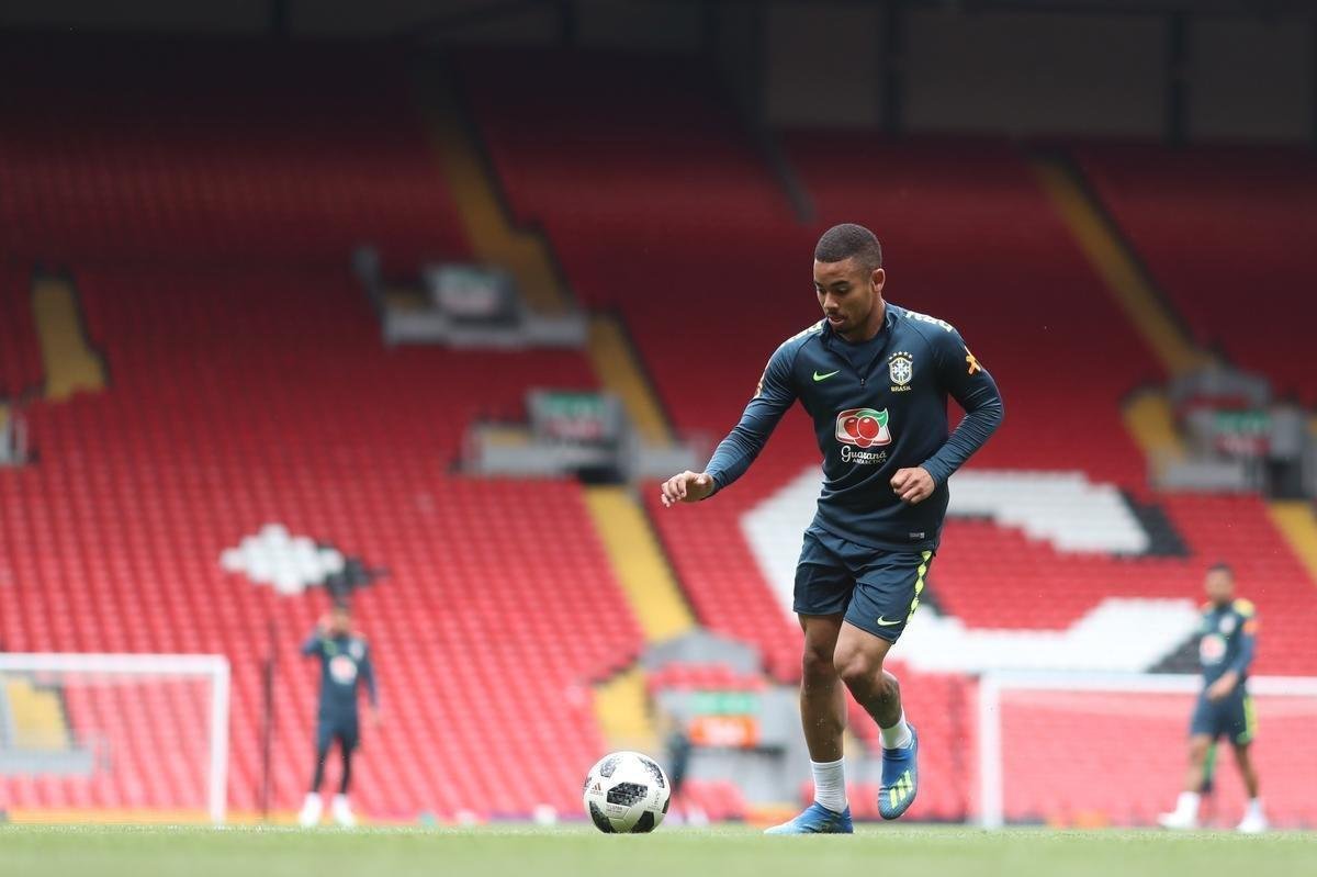 Veja imagens do último treino do Brasil antes do amistoso contra a Croácia