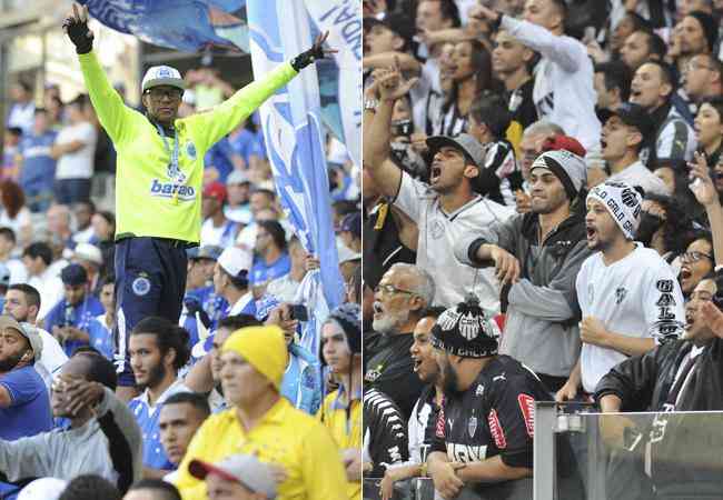 Segundo pesquisa, Cruzeiro leva vantagem sobre rival Atltico em nmero de torcedores 
