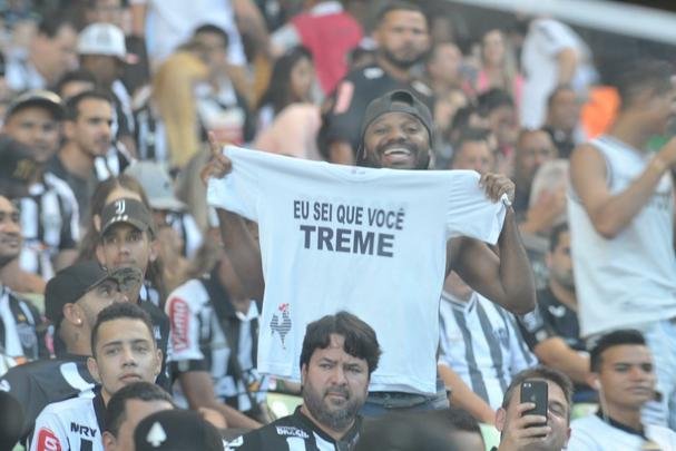 Torcida do Atltico na deciso do Campeonato Mineiro, no Independncia