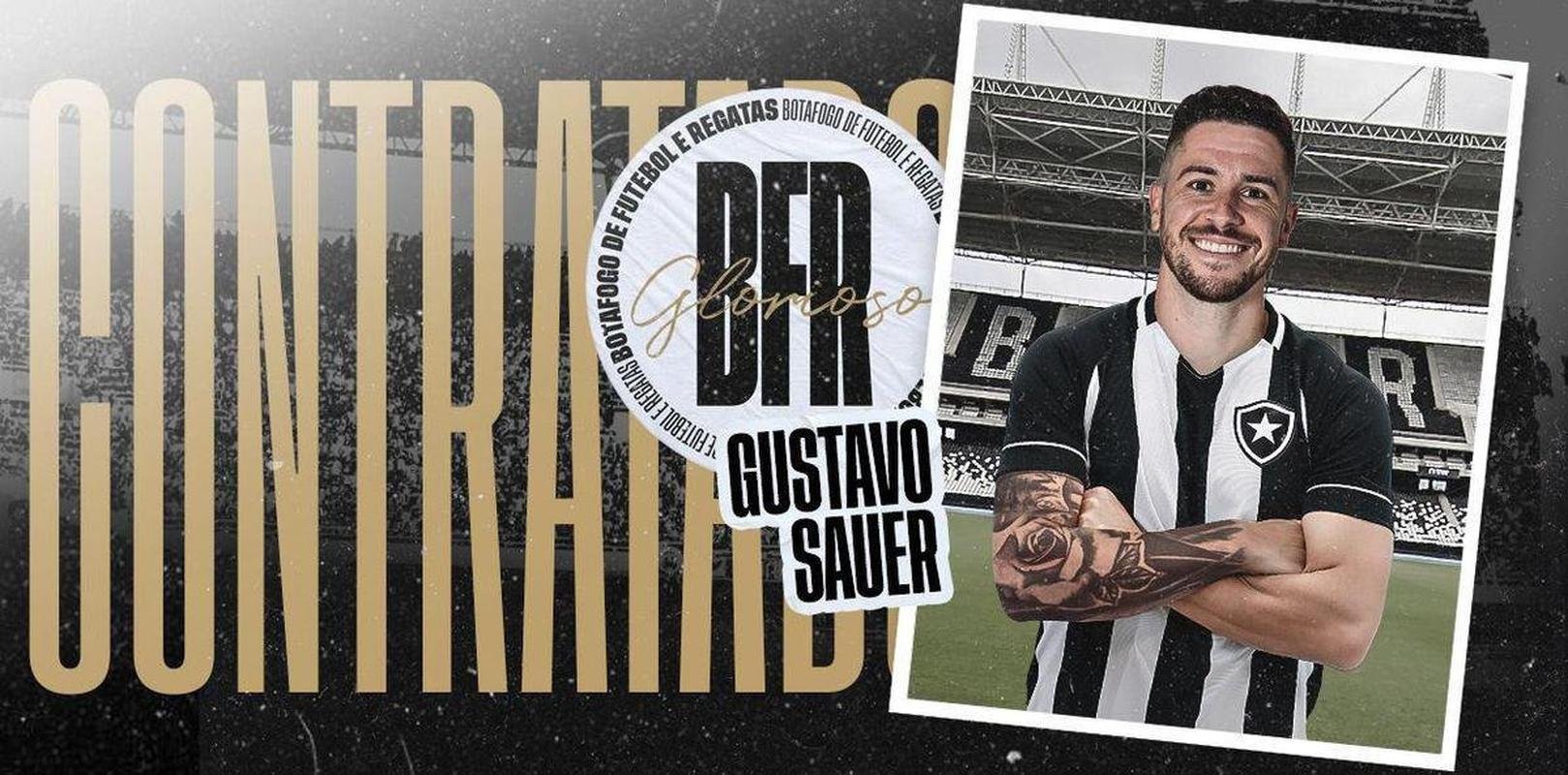 Botafogo anunciou a contratao de Gustavo Sauer, que estava no futebol portugus