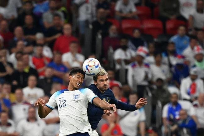 Fotos do duelo entre Inglaterra e Frana, pelas quartas de final da Copa do Mundo, no estdio Al Bayt, em Al Khor