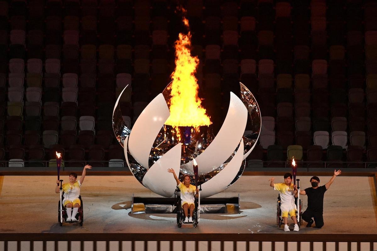 Fotos da Cerimnia de Abertura dos Jogos Paralmpicos de Tquio