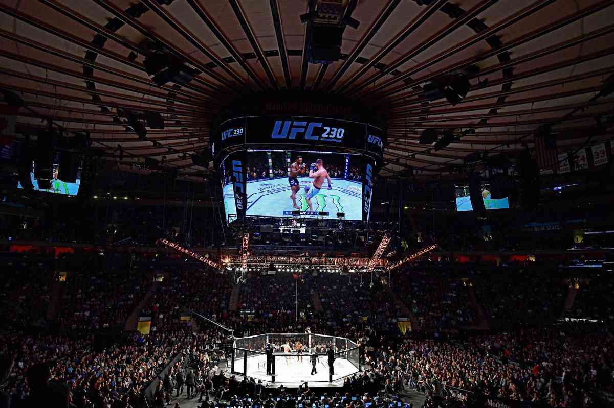 Madison Square Garden, em Nova York, recebeu o octógono do UFC pela terceira vez na história 