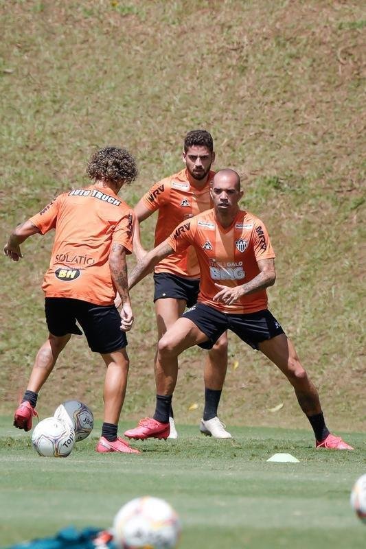 Fotos do ltimo treino do Atltico antes da estreia de Sampaoli