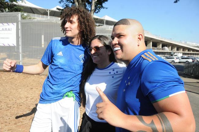Cruzeiro x Bahia: fotos da torcida da Raposa no Mineiro