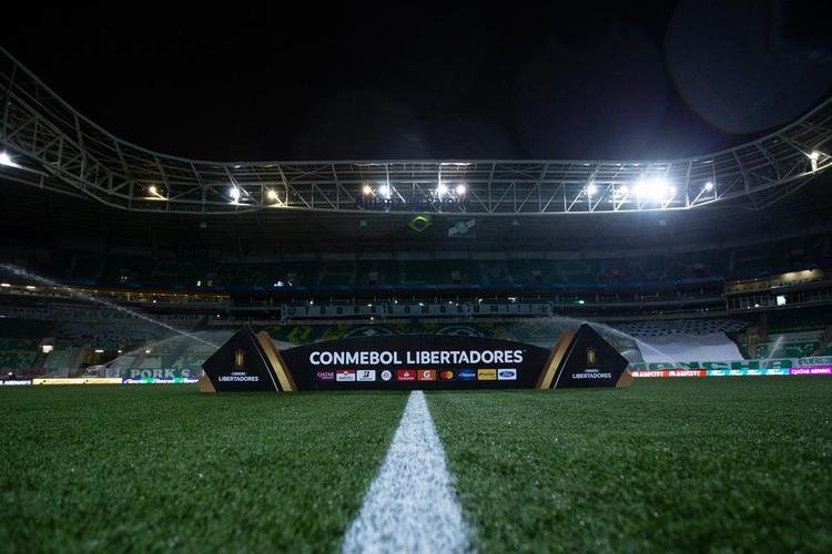 Fotos do Allianz Parque, em So Paulo, palco do jogo entre Palmeiras e Atltico pela semifinal da Copa Libertadores 2021