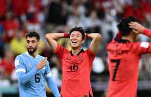 Pela primeira rodada do Grupo H da Copa do Mundo do Catar, Uruguai e Coreia do Sul se enfrentam no Estdio Cidade da Educao, em Al Rayyan