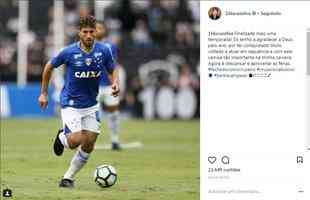Volante Lucas Silva, emprestado pelo Real Madrid at junho de 2018, fez um balano de seu ano no Cruzeiro