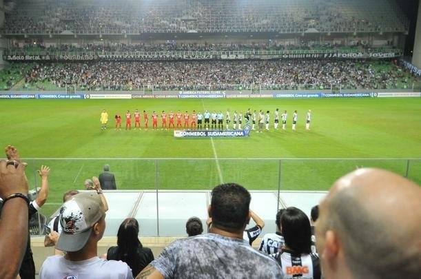 Fotos da torcida do Atltico na partida contra o Unin La Calera, do Chile, no Independncia, pela Copa Sul-Americana