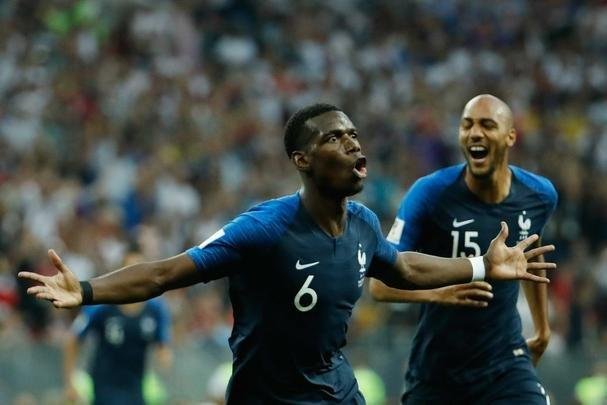 Fotos da final entre Frana e Crocia 