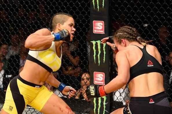 Fotos da grande vitória de Amanda Nunes pelo cinturão do UFC